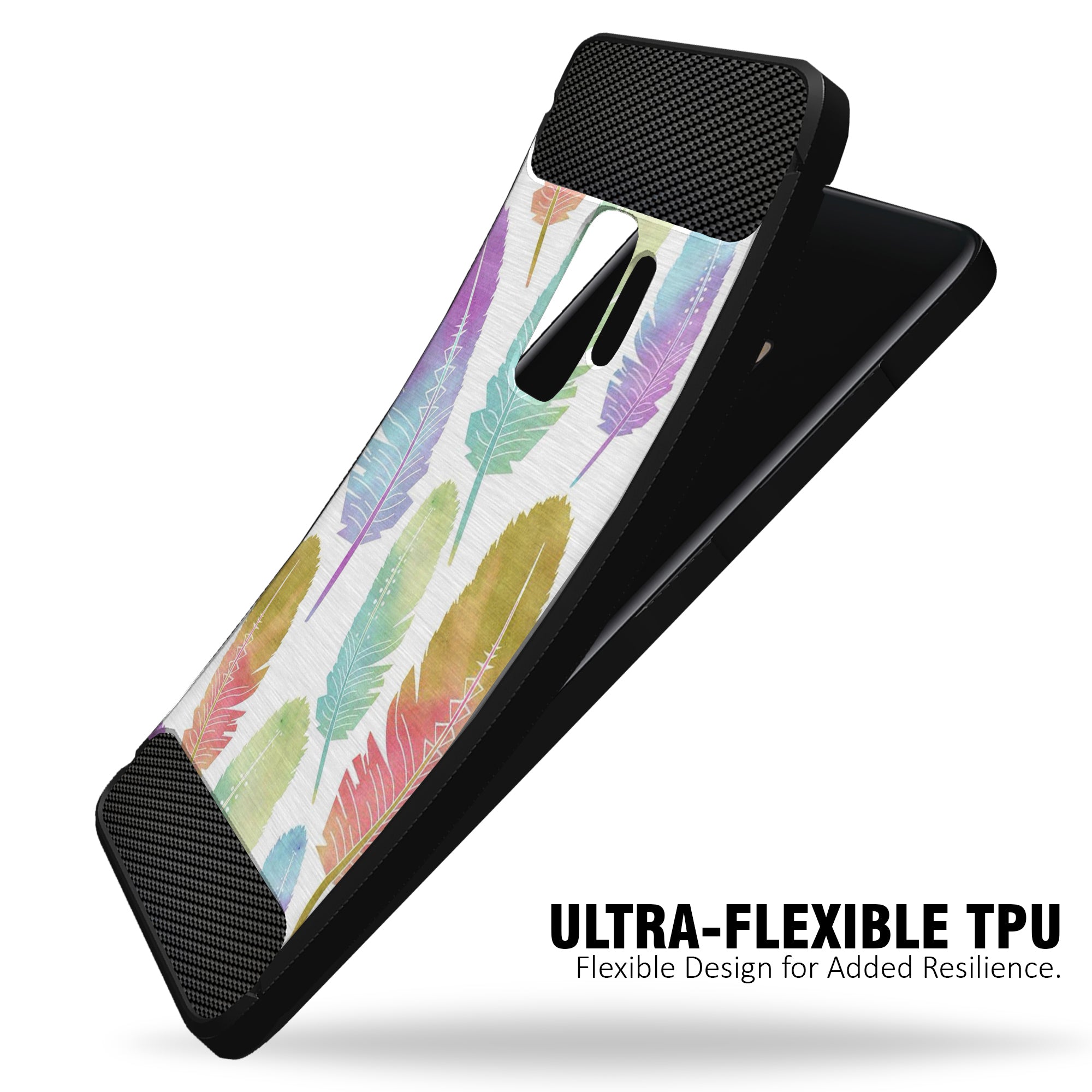 Case for (Galaxy S9+ /S9 Plus) Black Flexible Scratch Defender TPU Cover - Picture 34 of 85