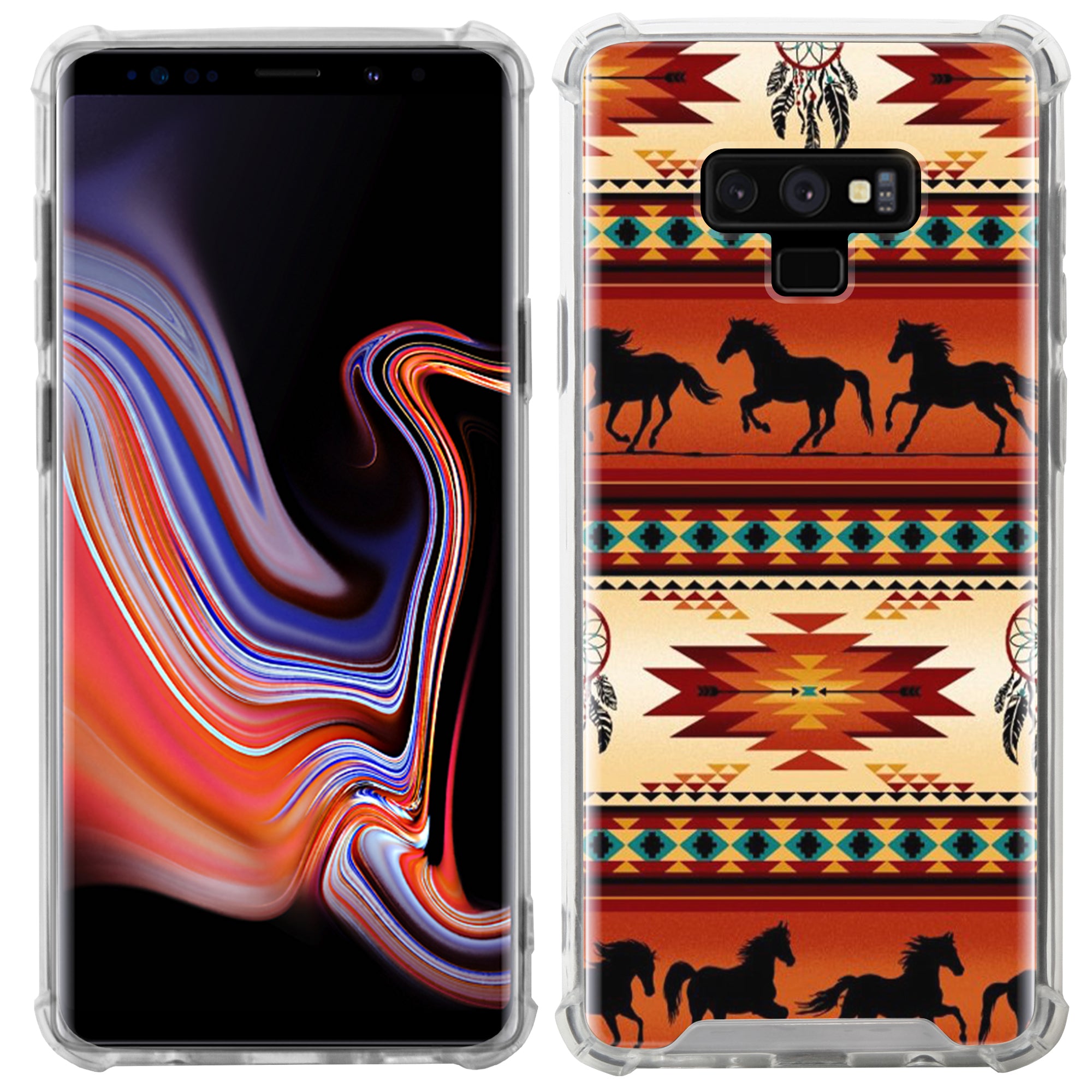 Für (Samsung Galaxy Note 9) schmale robuste klare Stoßstange Flex TPU Hülle SET12 - Bild 119 von 141