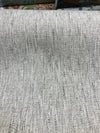 Avenger Pumice White Gray Tweed Soft Chenille Upholstery Fabric by the yard