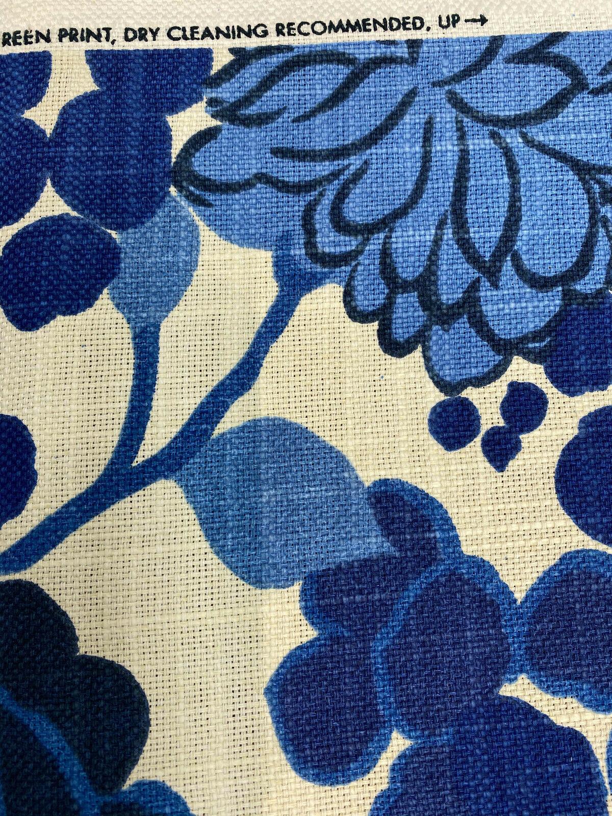 Waverly Blossom Indigo Blue Novogratz Fabric By the Yard – Affordable ...