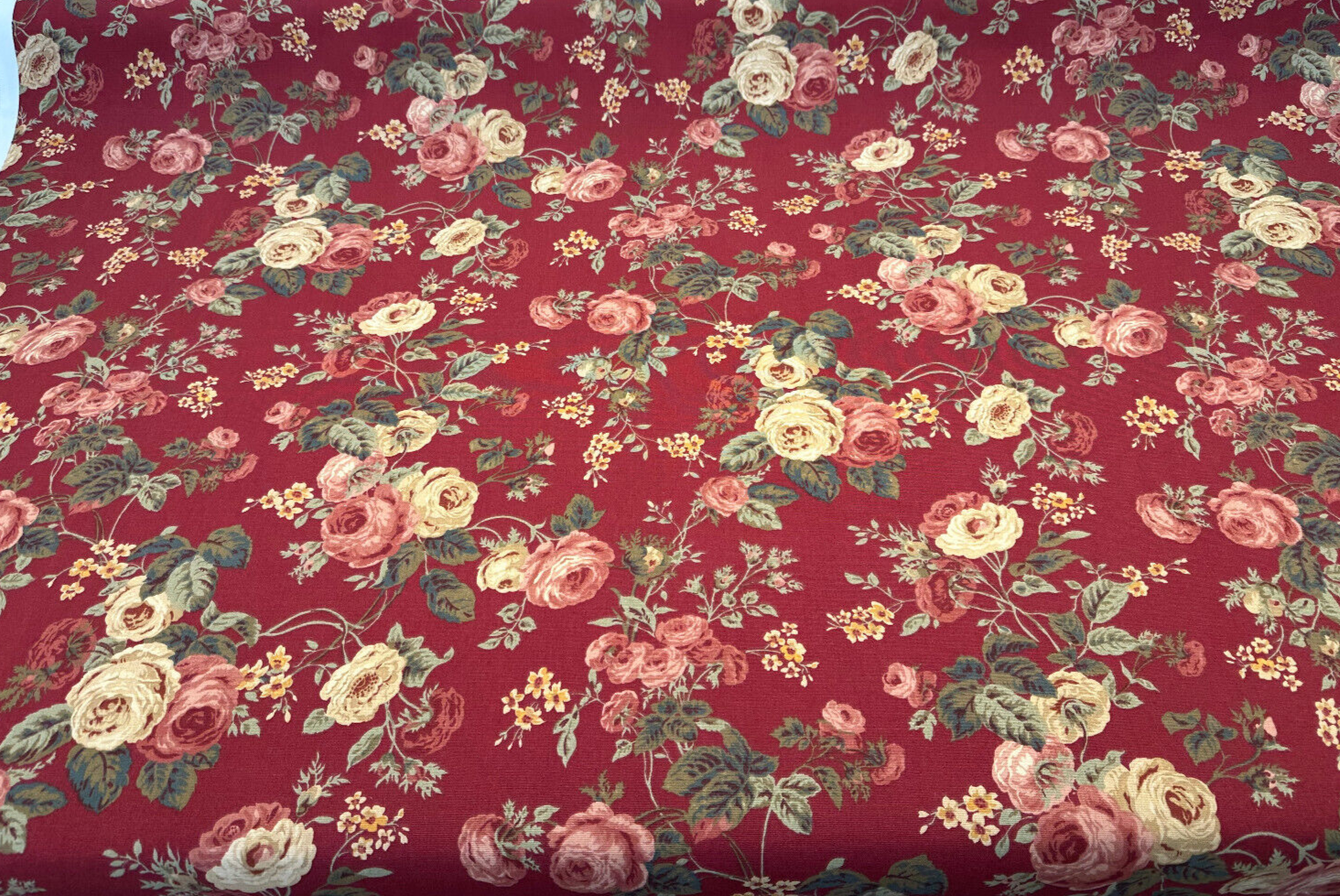 Richloom Vintage Floral Bethany Ruby Drapery Upholstery Fabric – Affordable Home  Fabrics