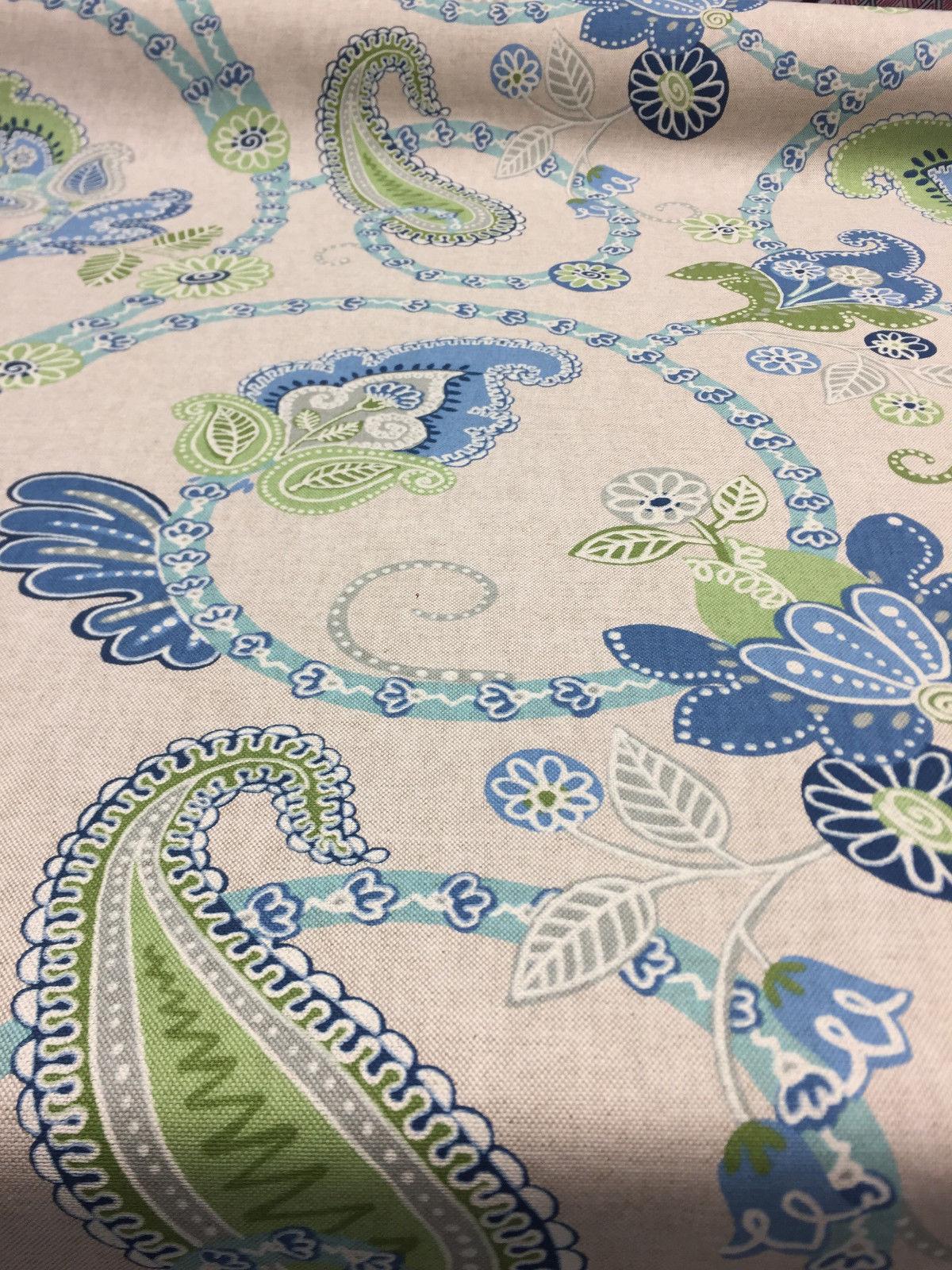 P Kaufmann Paisley Irresistible Blue Printed Cotton Fabric – Affordable ...