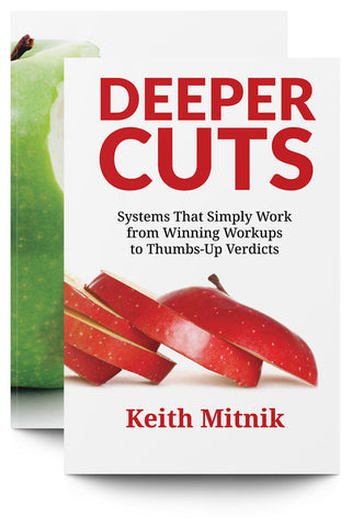 Don't Eat The Bruises and Deeper Cuts by Keith Mitnik