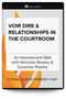 Voir Dire and Relationships in the Courtroom