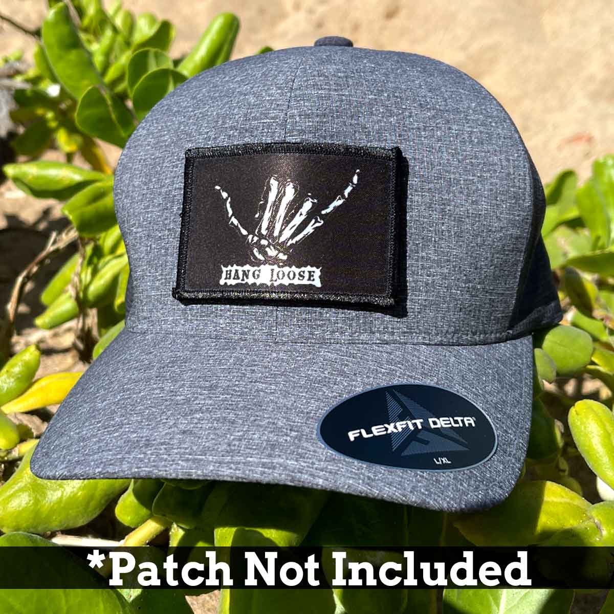 Black - Delta Pull Patch Premium by Hat Flexfit