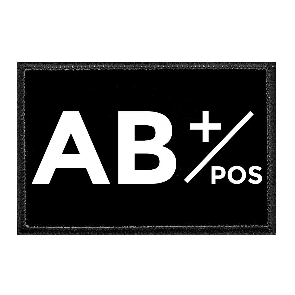 IR Blood Type Patch +O+ Positive