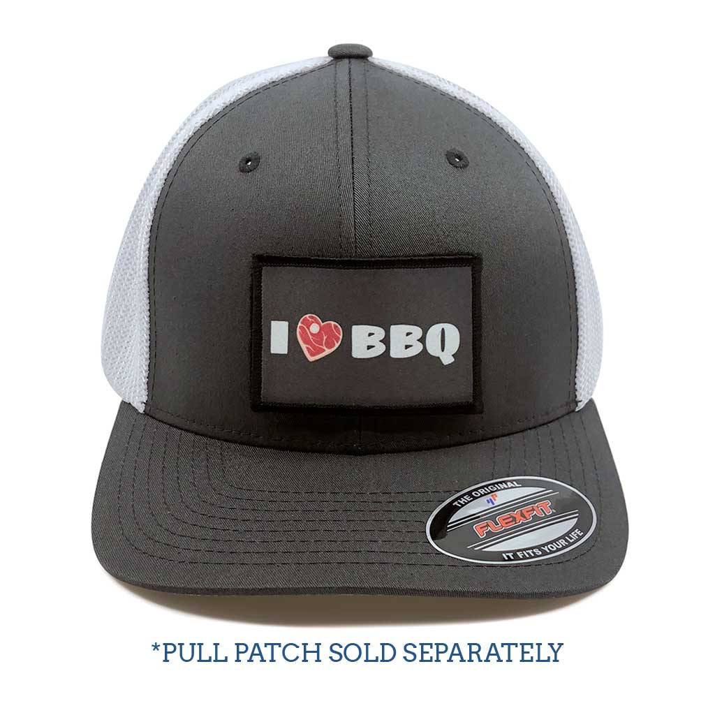 Hat Pull Flexfit Charcoal Patch Carbon by Delta Melange -