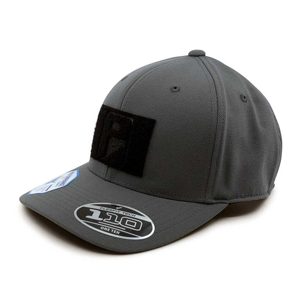 Beanie Pull Patch Cap By - Dark Flexfit Grey