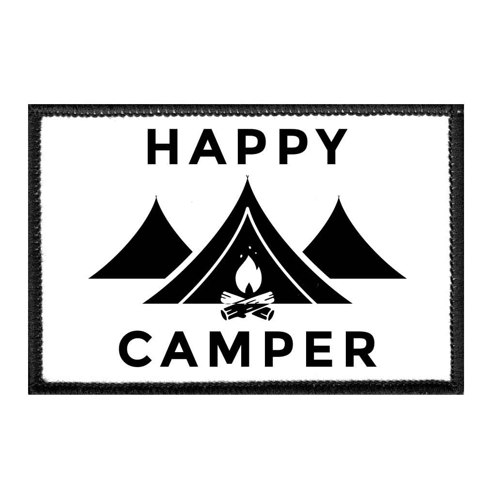 happy camper patch 2515532 Vector Art at Vecteezy