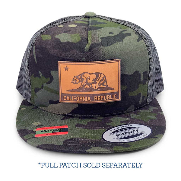 MULTICAM® Classic Trucker - Flat Bill - Pull Patch Hat by SNAPBACK