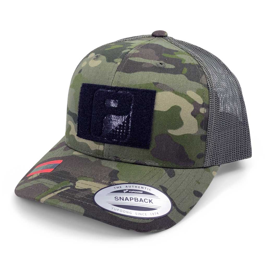 MULTICAM® Classic Trucker - - C Bill - Pull by Flat SNAPBACK Patch Hat