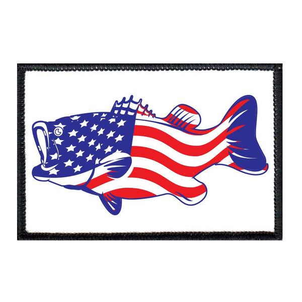 Bass Fish Flag Patch – The Knotty Mama