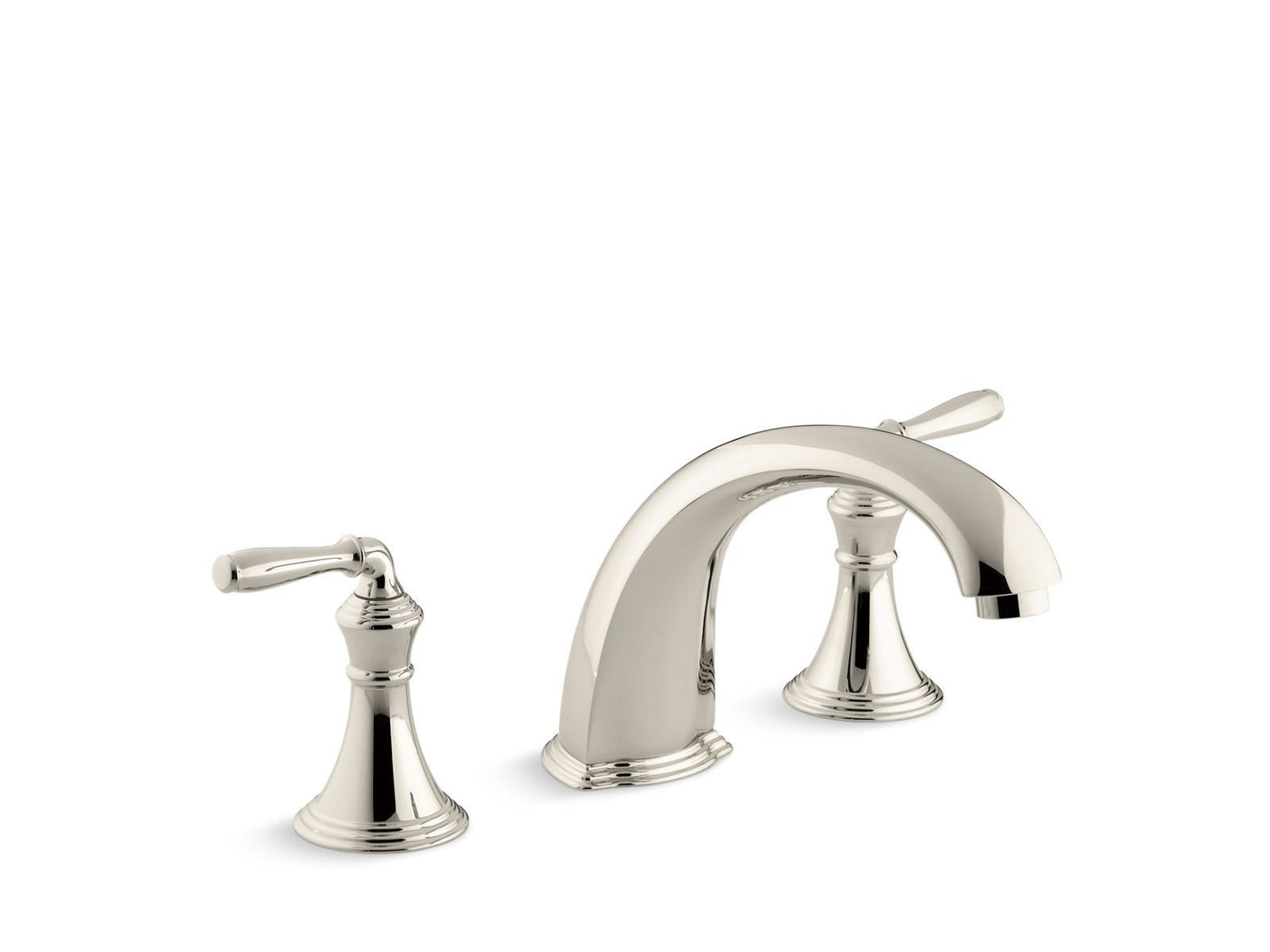 Devonshire Deck Rim Mount Bath Faucet Trim For High Flow Valve