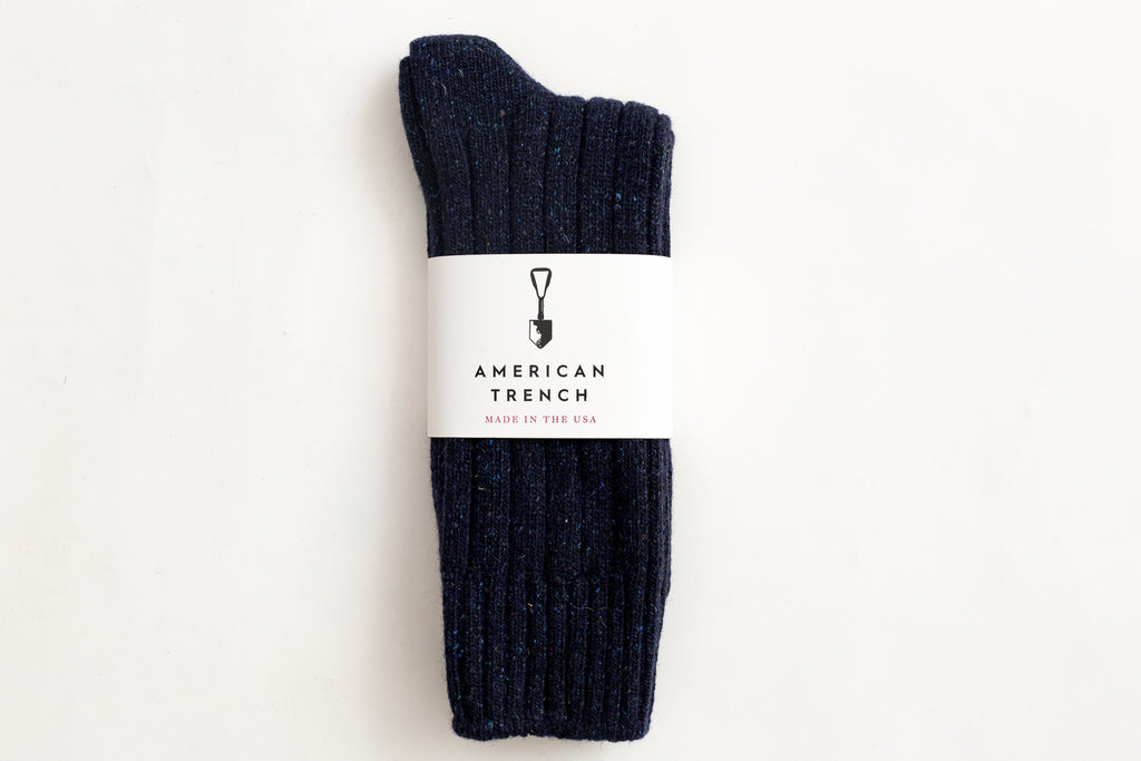 American Trench- Wool Silk Boot Sock 