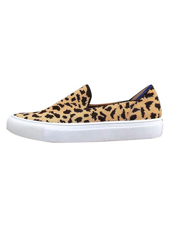 leopard print casual shoes