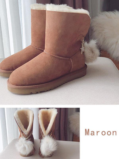 ugg boots with fuzzy balls