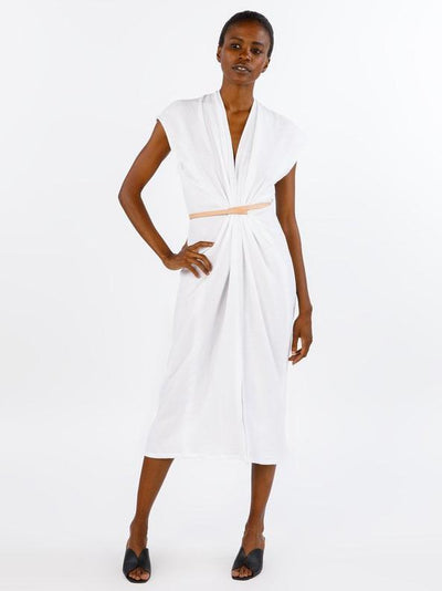 Simple White Linen Dress Online Shop ...