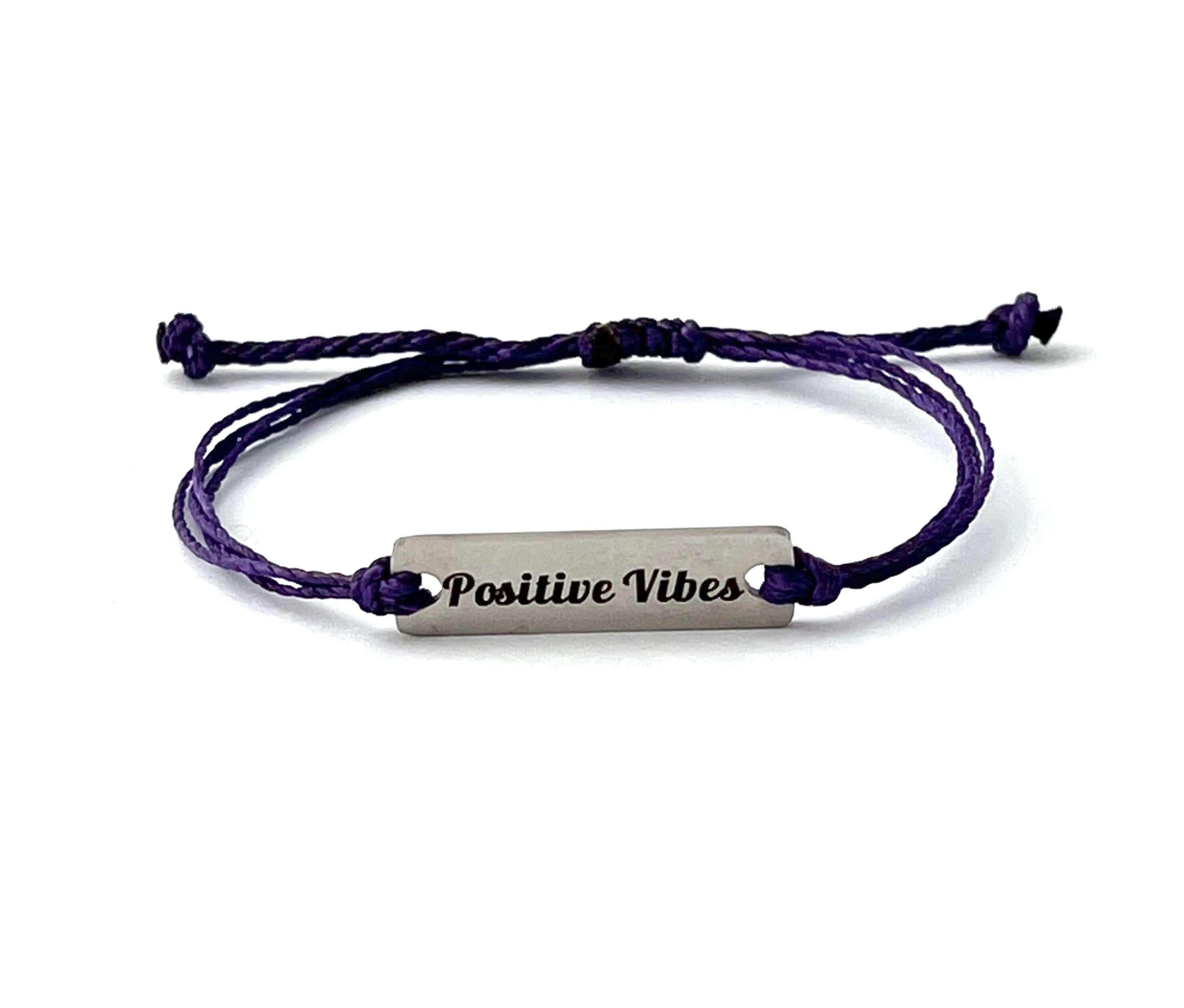 positive vibes bracelet