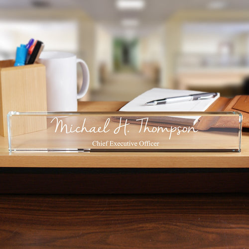 Personalized Desk Name Plate Tressa Gifts