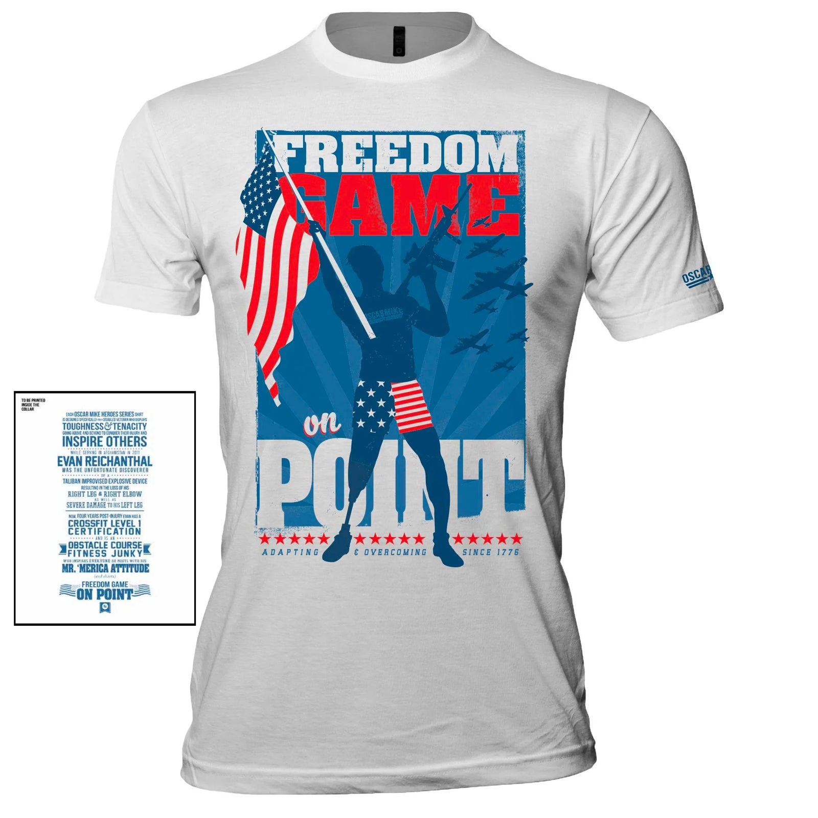 Freedom Flag Tee - Oscar Mike Apparel