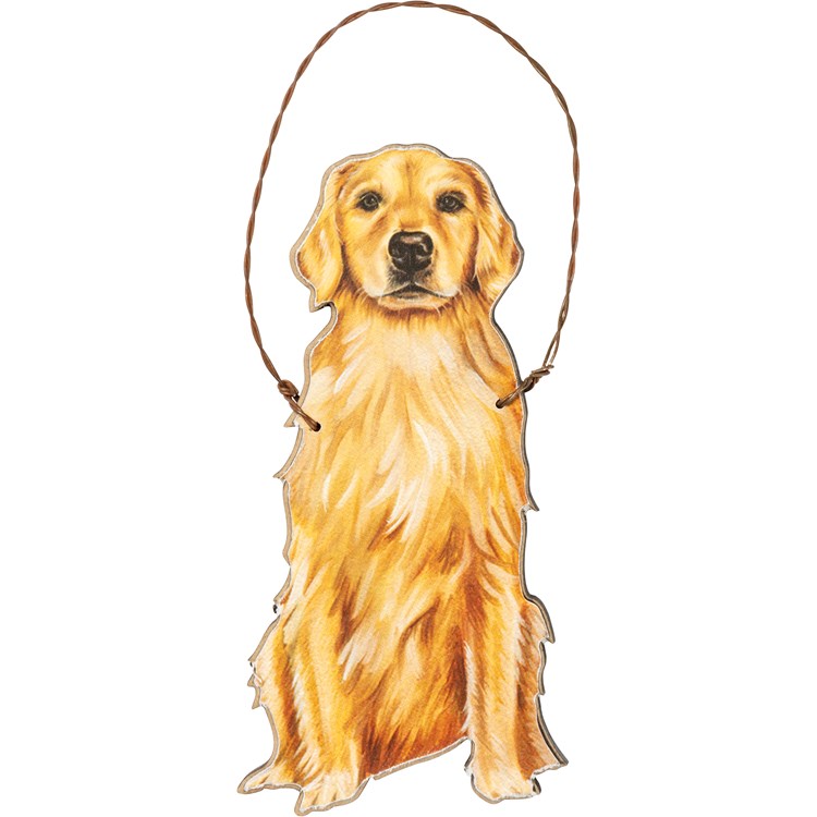 Download Golden Retriever "All You Need Is Love & A Dog" Ornament ...