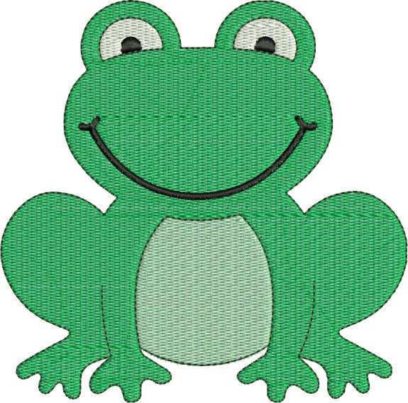 Download Cute Frog Machine Embroidery Design | Embroidery Designs ...