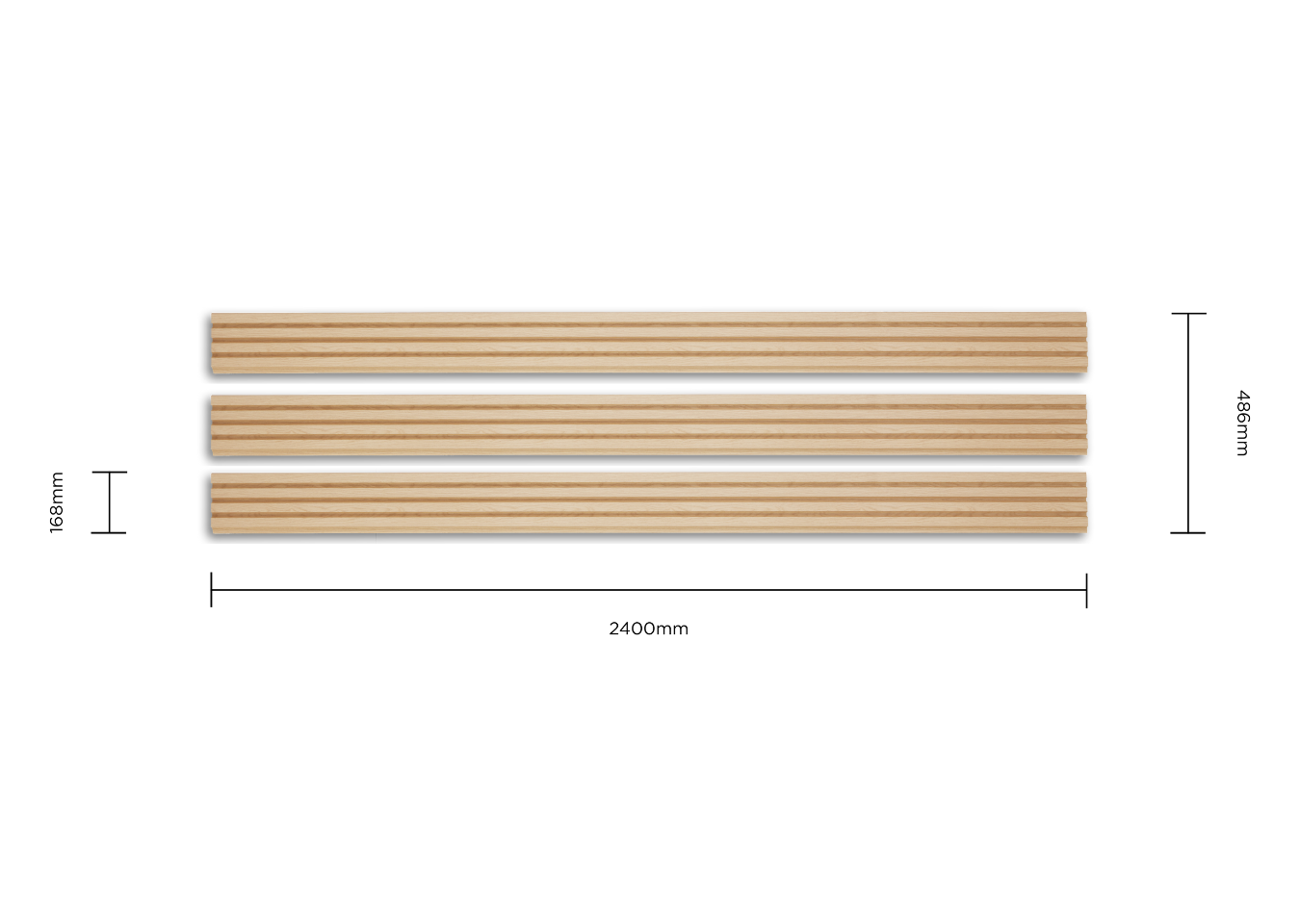 Image showing dimensions of waterproof wall panels