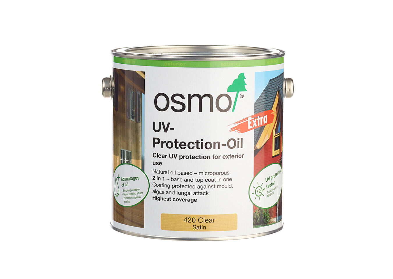 Osmo UV Protection oil for outdoor cedar panels