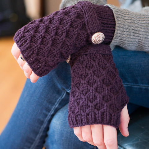 Fingerless mitten knitting pattern