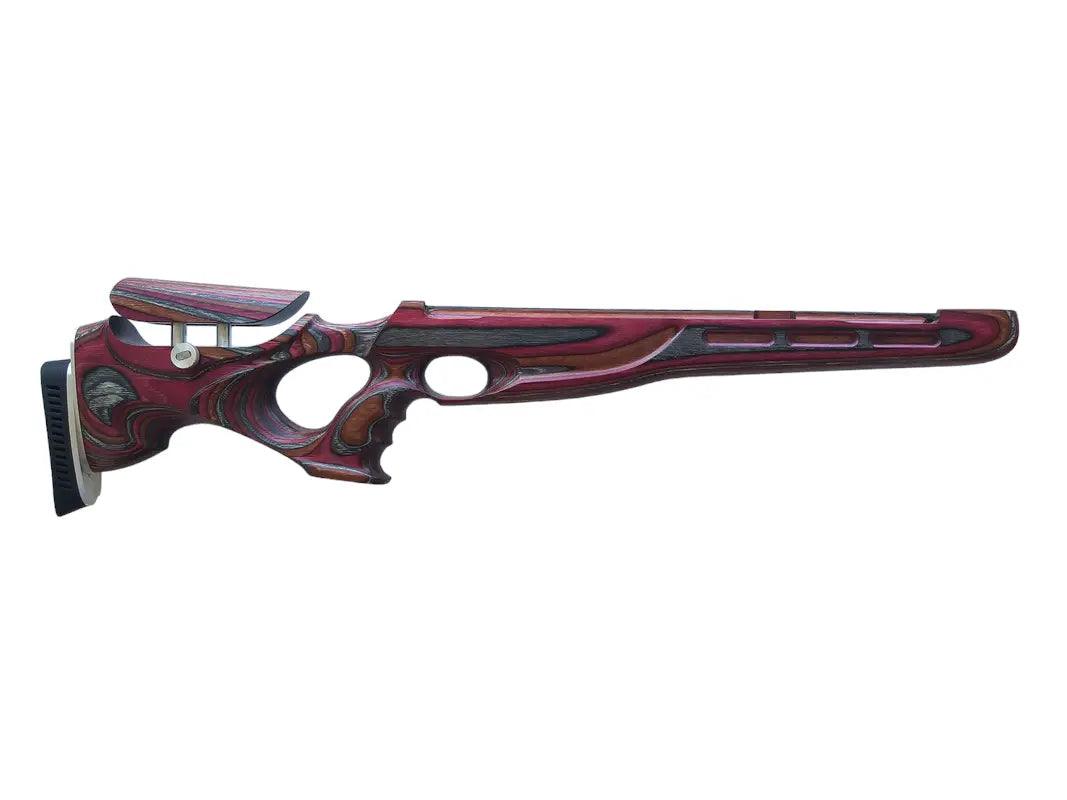 Custom stock for Diana 48/52 FT design "coral snake" laminate + cheek riser and pad