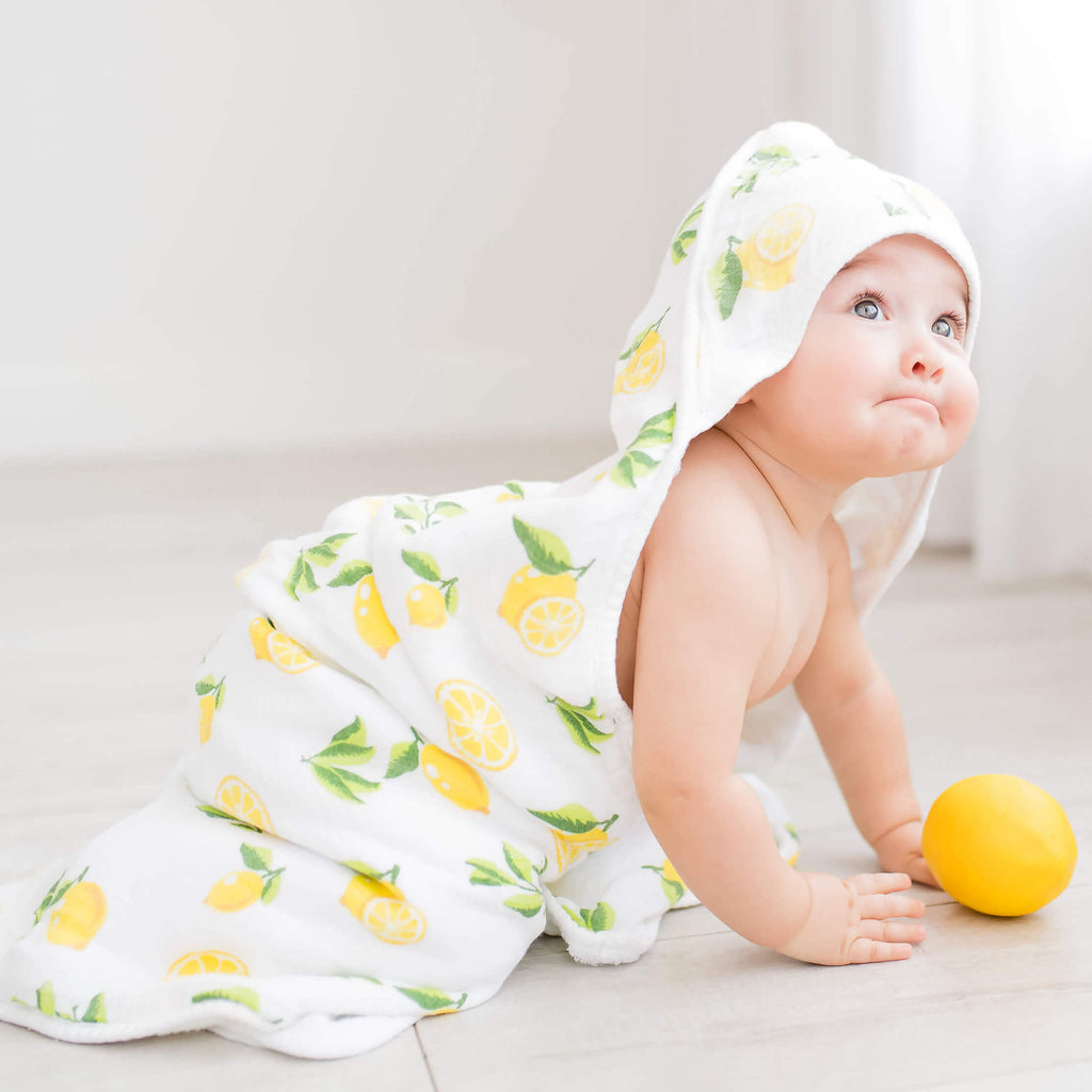 organic bamboo hooded baby towel