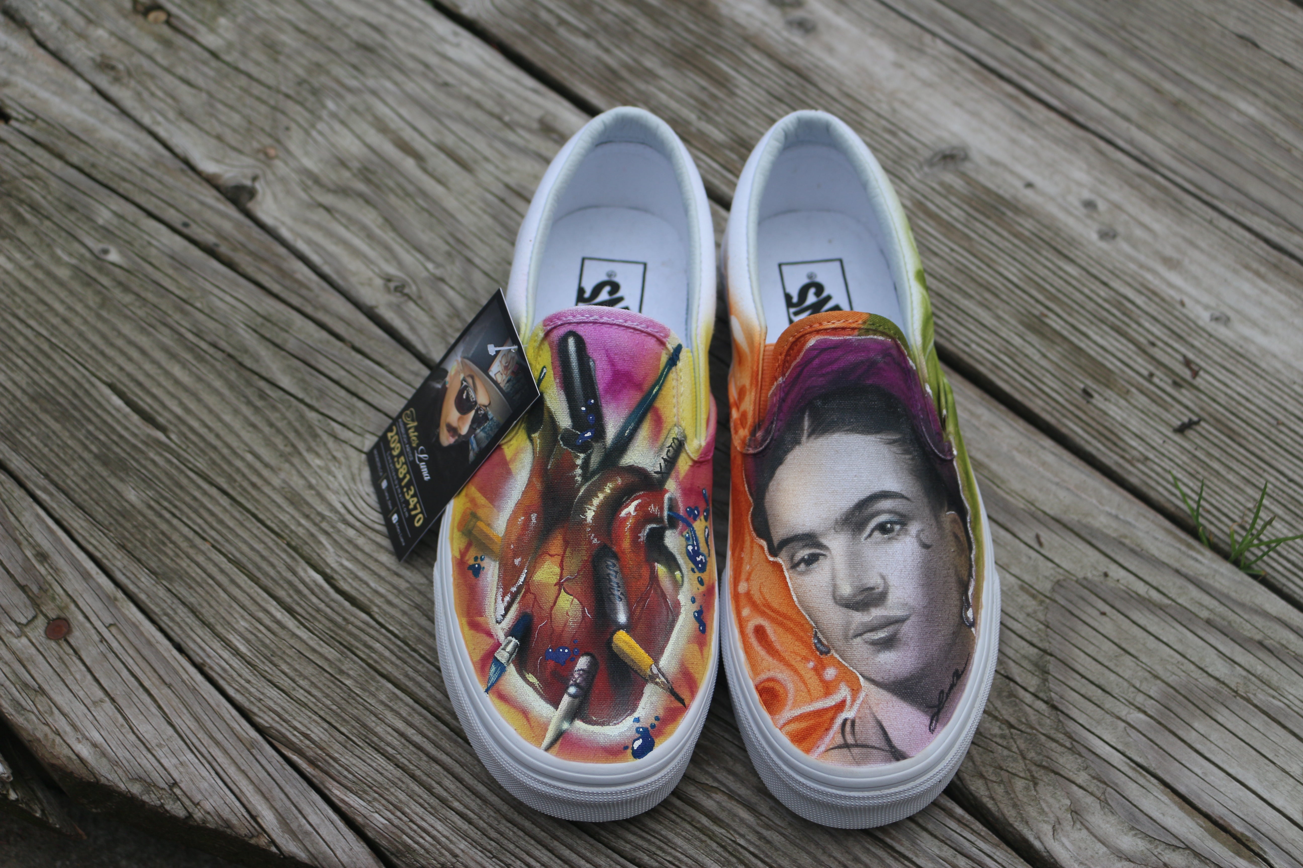 airbrushed vans shoes