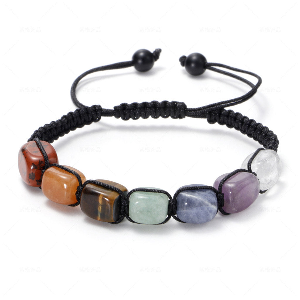 The Rainbow Rain Bracelet – Rainbow Precious Gemstone Bracelet, Multi Stone  Chain Bracelet - Valltasy | Semi precious stone bracelet, Precious gemstone  bracelet, Gemstones