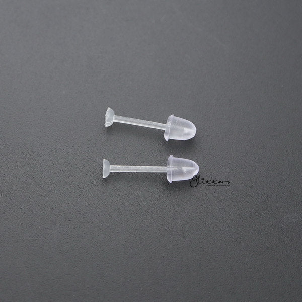 where to buy clear earring studs