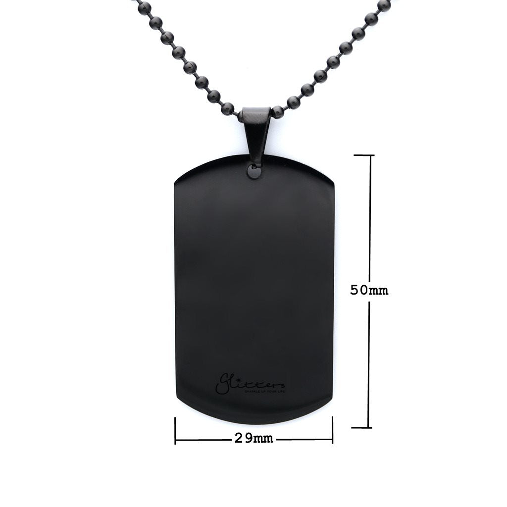 Wolverine Logan Metal Pendant Two Double Sided Military Dog Tags on 20 Inch  Chain for Men Woman | Amazon.com
