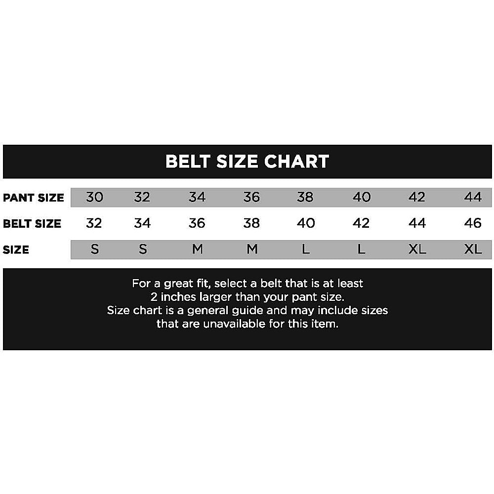 Tommy Belt Size Chart