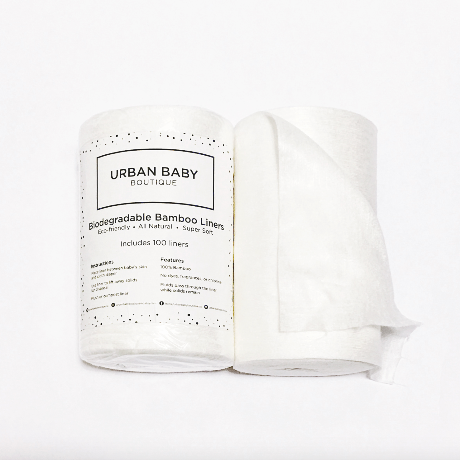 biodegradable cloth diaper liners