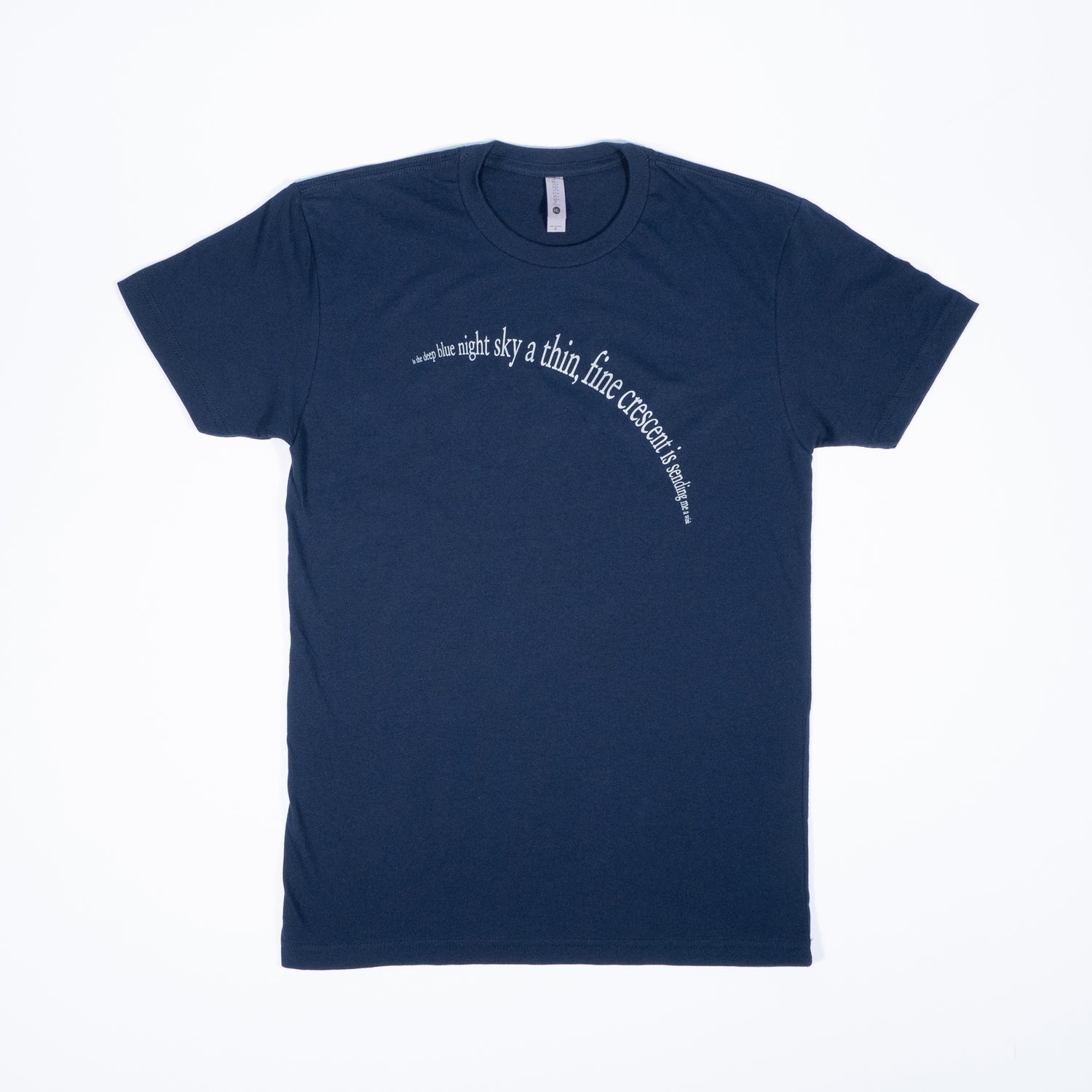 Poem T-Shirt - Navy Blue – Seasonglass