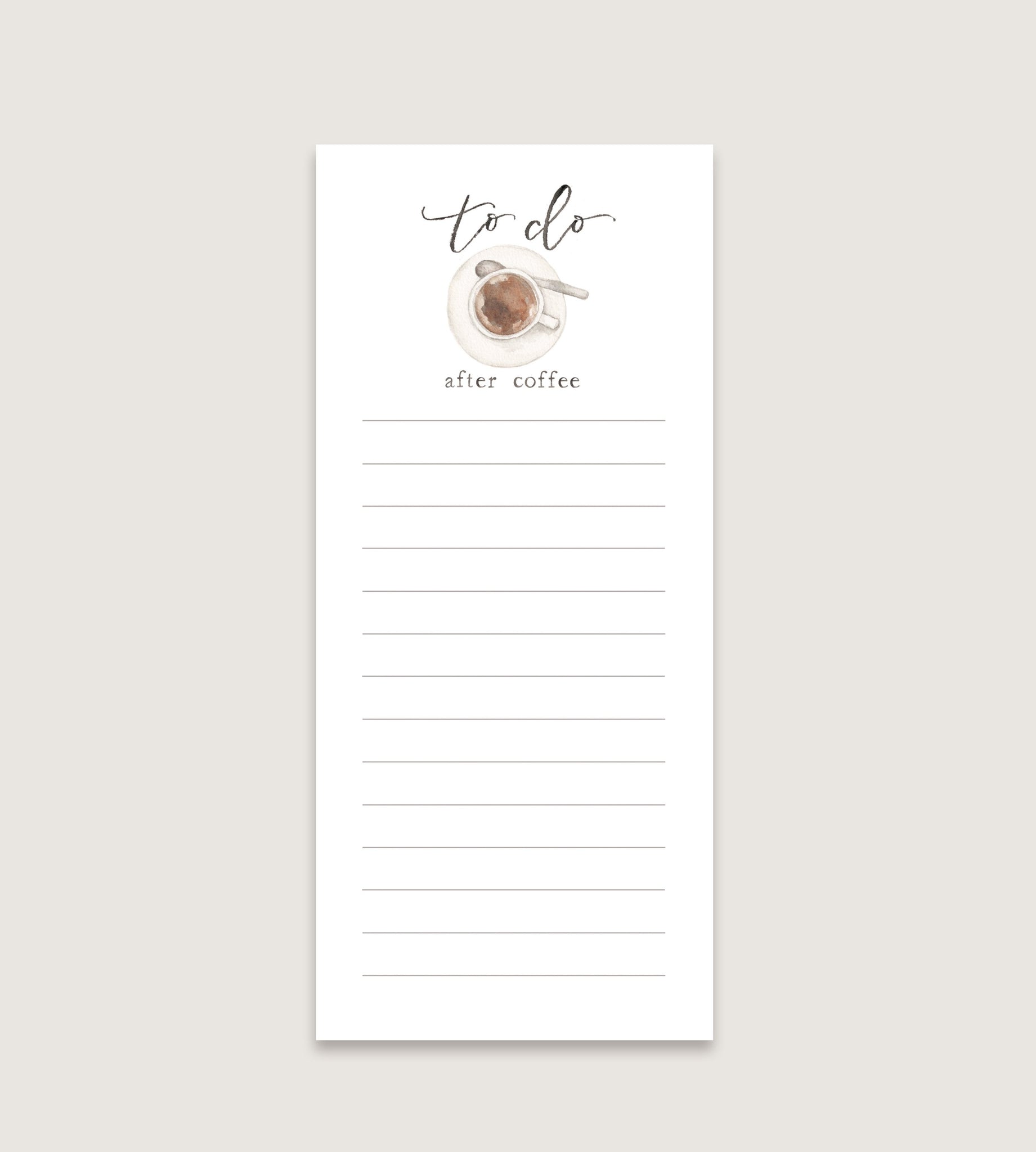 After Coffee - Notepad