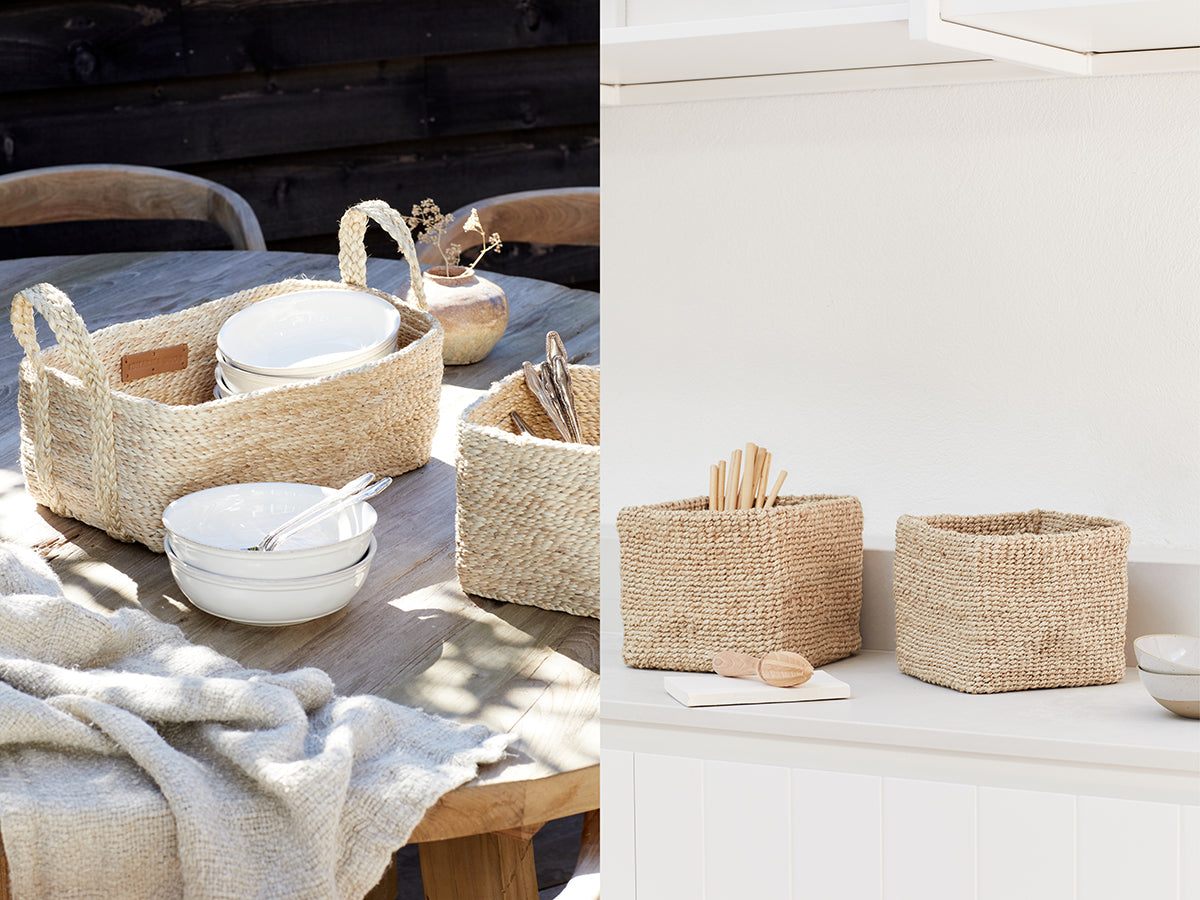 Six ways to use small baskets