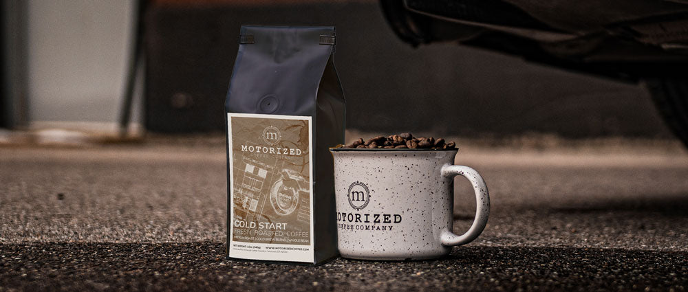 Specialty roast-to-order coffee geared around car enthusiasts and drivers | Motorized Coffee Company