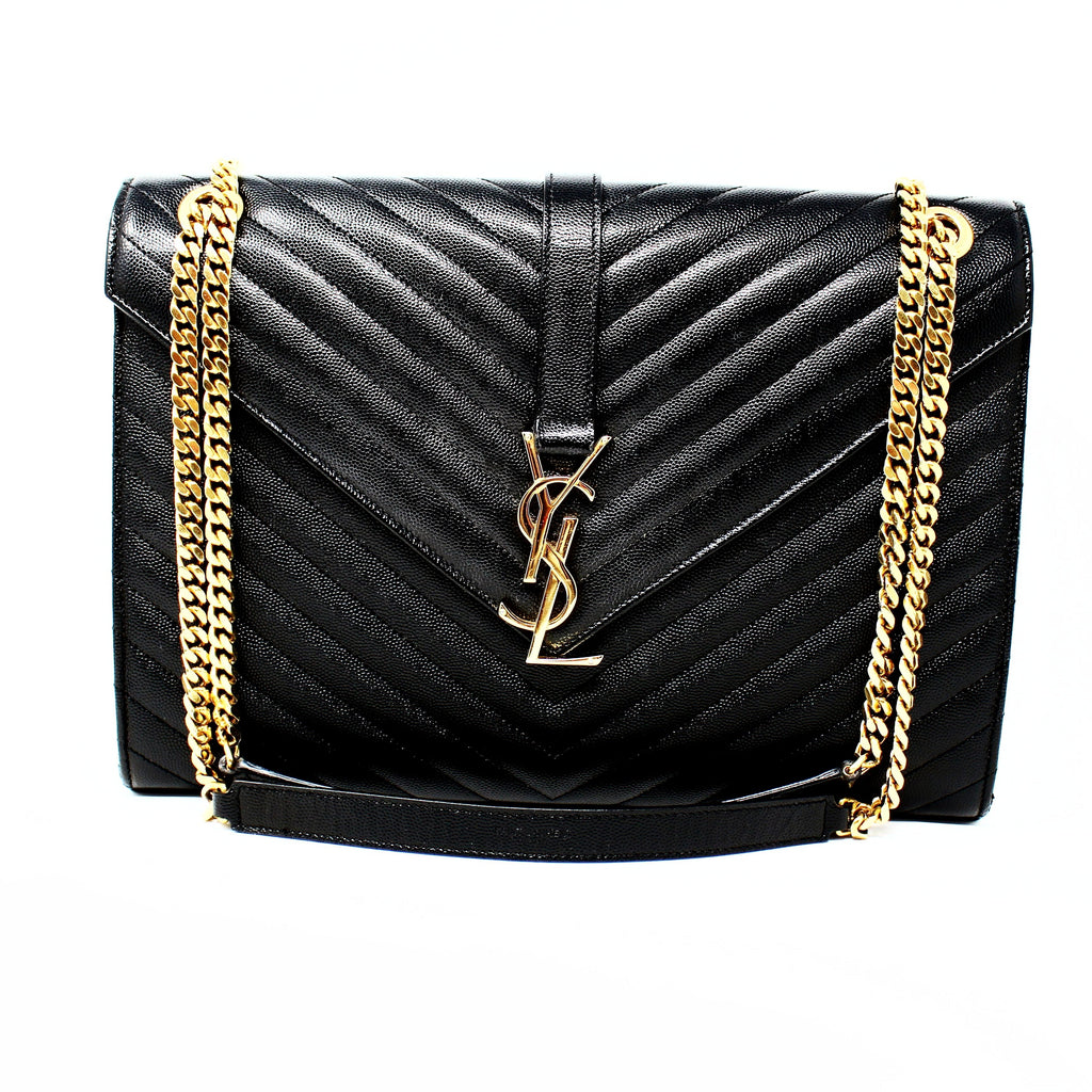 ysl monogram envelope shoulder bag