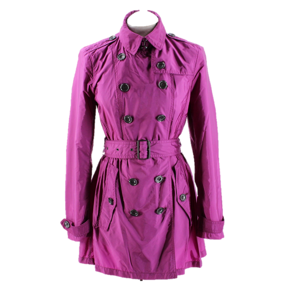 burberry purple coat