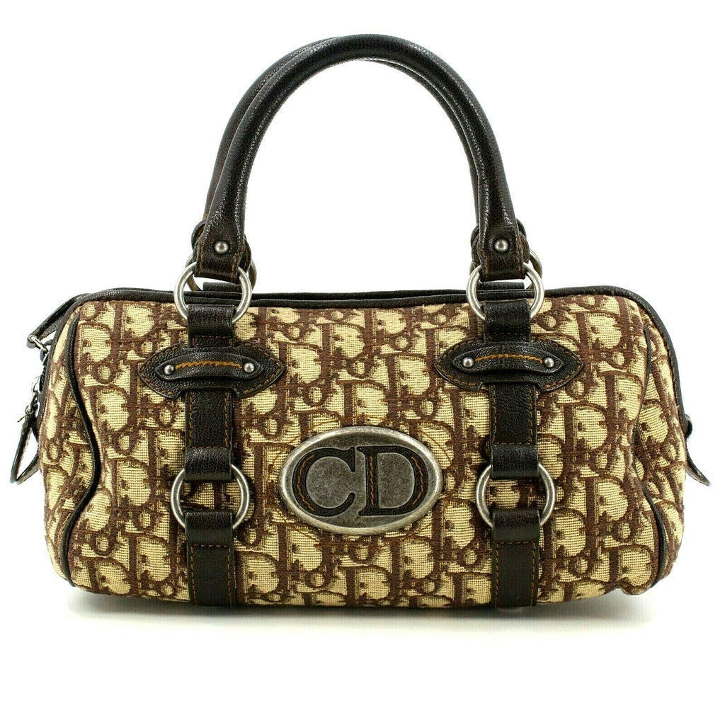 Dior Vintage Monogram Small Tote Bag in Brown – LUXE PRELOVED