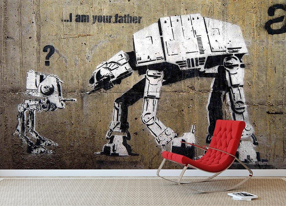 star wars wall mural