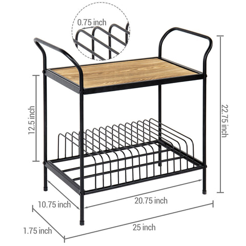 vinyl storage rack