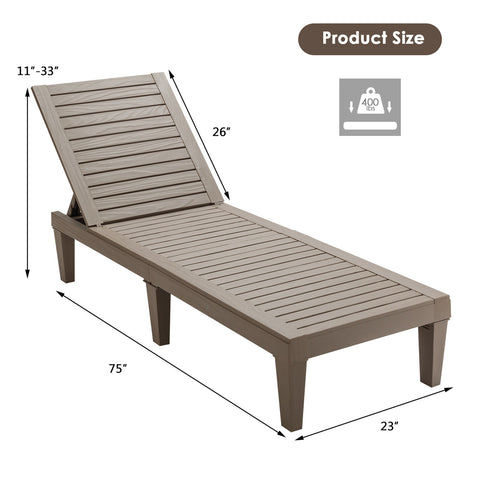 foldable outdoor lounge chair