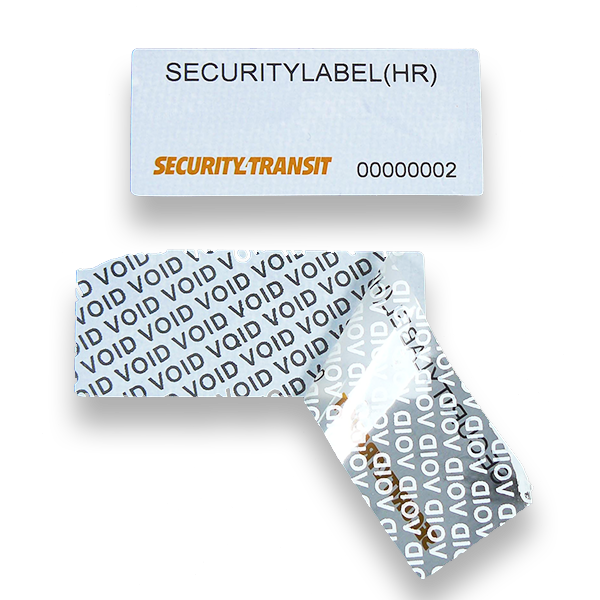 Security Label - 70mm x 30mm - High Residue (roll of 500 labels ...