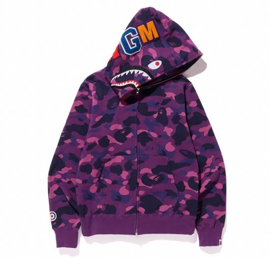 Buy BAPE Color Camo Shark Day Pack 'Navy' - 1G80 182 003 NAVY