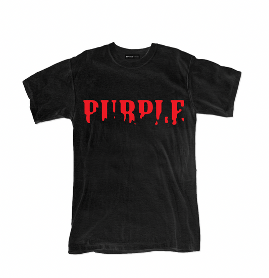 Purple Brand Beam of Light Textured Jersey Ss Tee – Upper Level 916